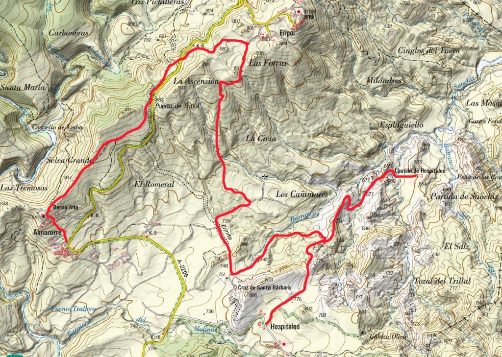 Mapa Rutas 10 Febrero